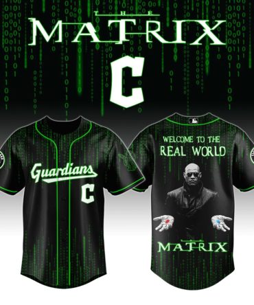 Matrix Guardians Baseball Jersey - Futuristic Design, Limited Edition Wearable Art
