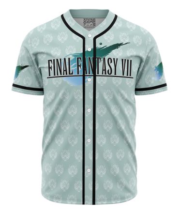 Final Fantasy Vii Baseball Jersey – Premium Gamer Apparel For Fans