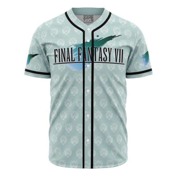 Final Fantasy Vii Baseball Jersey – Premium Gamer Apparel For Fans
