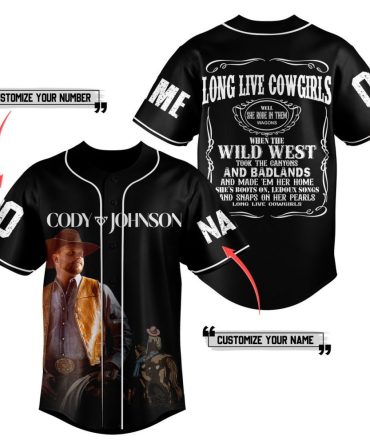 Customizable Western Cowboy Jersey - Personalized Name & Number, Premium Design