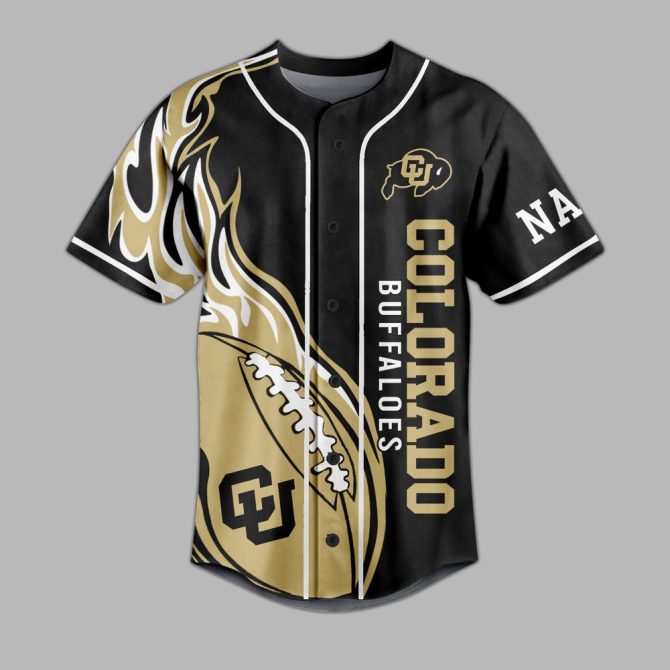 Customizable Colorado Buffaloes Jersey - Personalized Name & Number, Go Buffs Fan Gear - Image 2