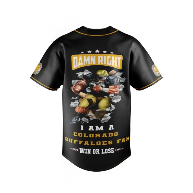 Colorado Buffaloes Fan Jersey - Bold Design, Perfect For Game Day Enthusiasts! - Image 3