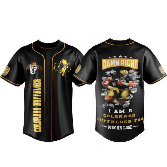 Colorado Buffaloes Fan Jersey - Bold Design, Perfect For Game Day Enthusiasts!