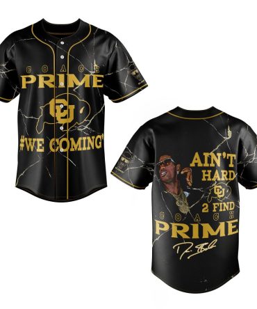 Limited Edition Coach Prime Baseball Jersey - Bold Design, Stand Out In Style! #Wecoming