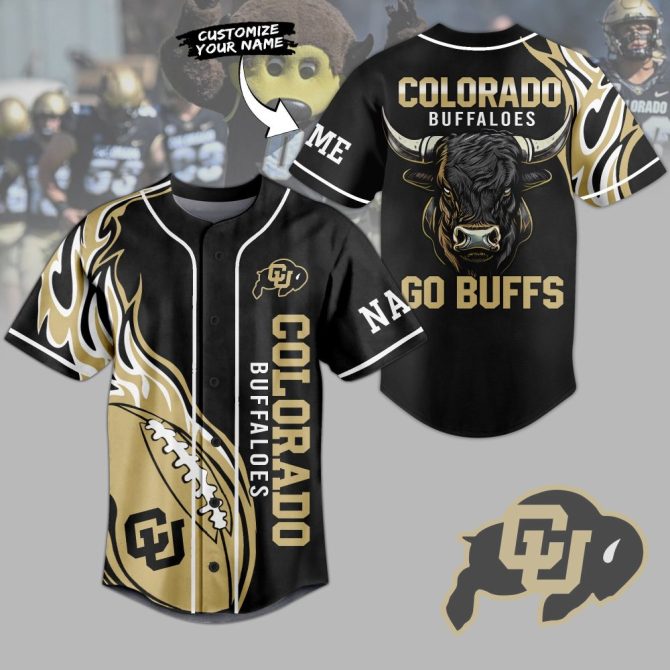 Customizable Colorado Buffaloes Jersey - Personalized Name & Number, Go Buffs Fan Gear