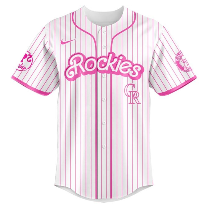 Colorado Rockies Mlb X Barbie Night Game Personalized Baseball Jersey For Fan