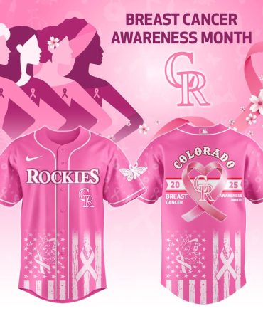 Breast Cancer Awareness Pink Rockies Jersey - Support & Style For A Cause - Limited Edition