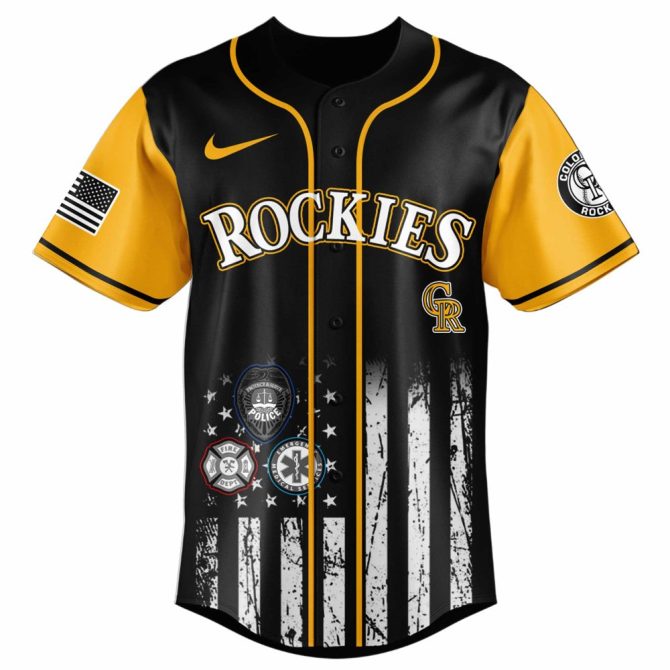 Honor Heroes: Colorado Rockies First Responder Night Jersey – Limited Edition - Image 2
