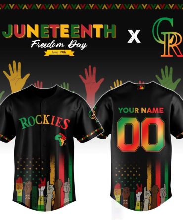 Juneteenth Freedom Day Customizable Rockies Jersey - Celebrate In Style!