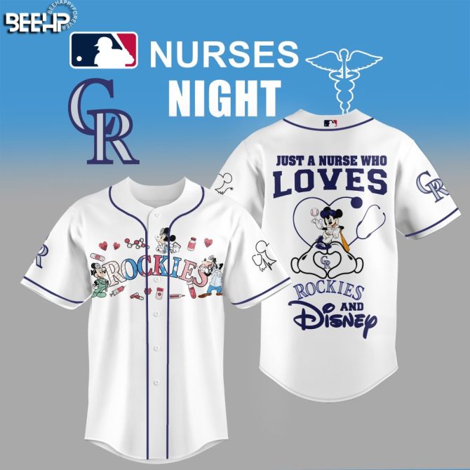 Disney Rockies Nurse Night Jersey - Perfect Gift For Healthcare Heroes & Fans!