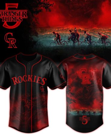 Exclusive Stranger Things Baseball Jersey – Limited Edition Rockies Design , Perfect For Fans & Collectors