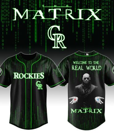 Matrix-Inspired Rockies Jersey - Unique Design With Iconic Graphics - Limited Edition