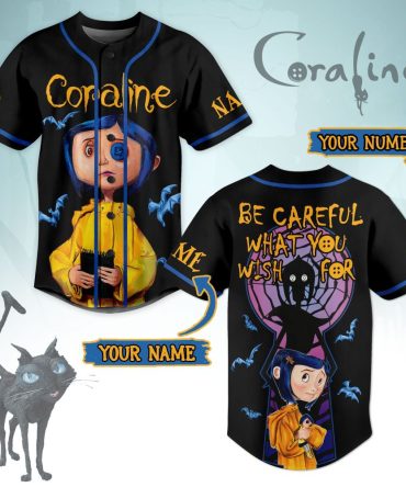 Customizable Coraline Jersey - Add Your Name & Number - Unique Gift For Fans!