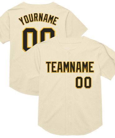 Customizable Baseball Jersey – Add Your Name & Team – Premium Quality