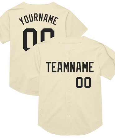 Custom Baseball Jersey - Add Your Name & Team - Perfect Gift For Fans & Players