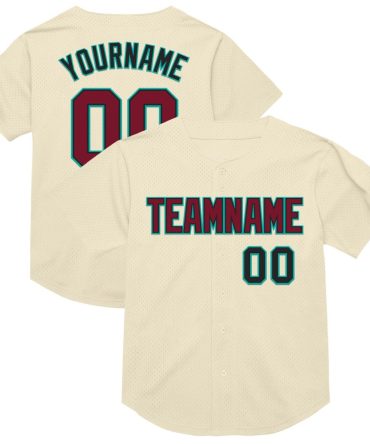Customizable Baseball Jersey - Add Your Name & Number - Perfect Team Gift
