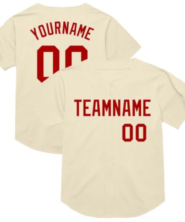 Custom Baseball Jersey - Personalize With Your Name & Team - High Quality Sportswear