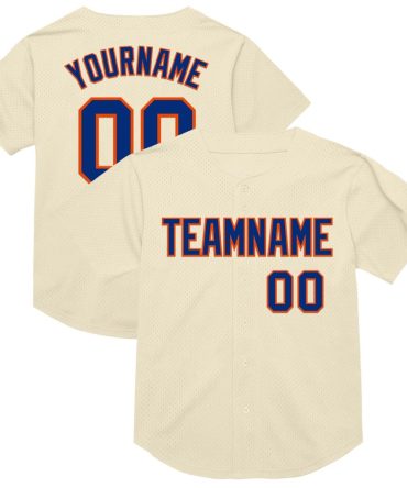 Custom Baseball Jersey - Personalize Your Name & Team With Sports Number