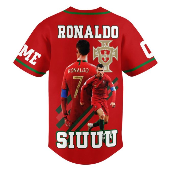 Custom Cr7 Soccer Jersey - Personalize Name & Number - Portugal Fan Shirt - Image 3