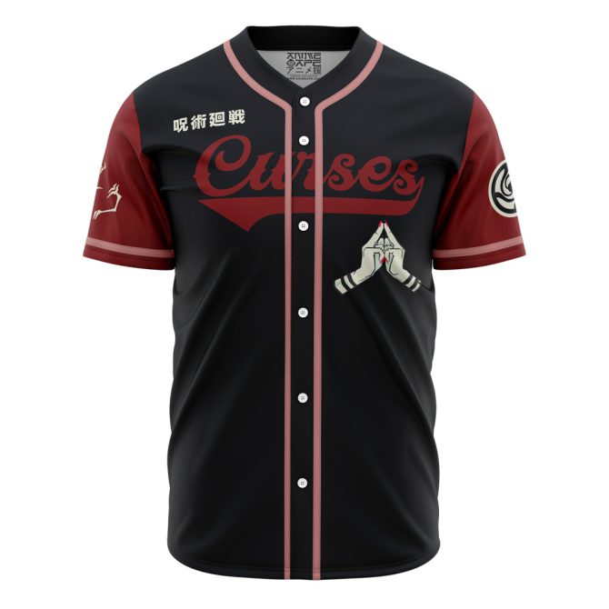 Customizable Anime-Inspired Curses Baseball Jersey – Unique Design, Perfect Gift! - Image 2