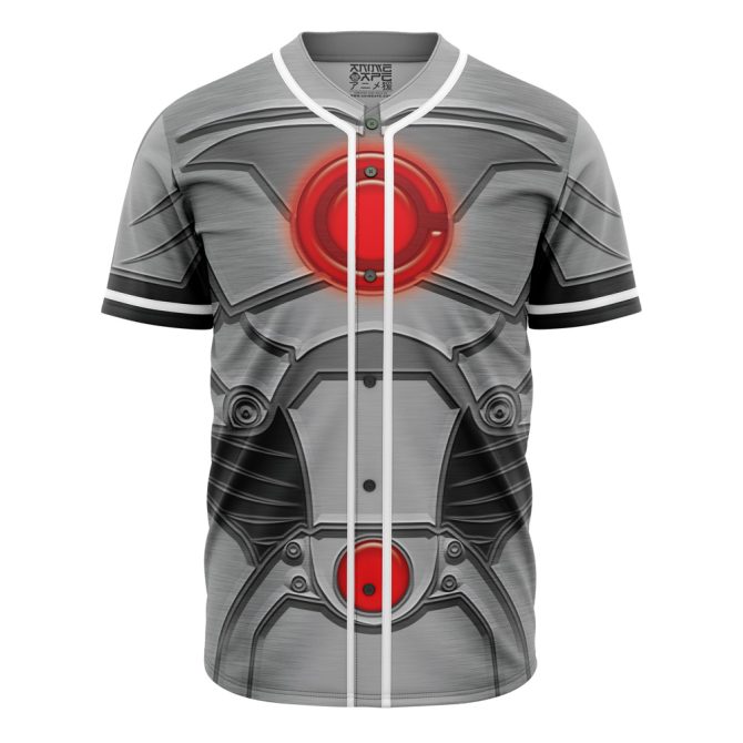 Futuristic Robot Baseball Jersey - Stylish 3D Graphic Shirt For Sci-Fi Fans
