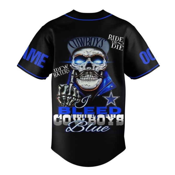 Custom Cowboys Jersey - Skull Graphic, Personalized Name & Number, Unique Sportswear - Image 3