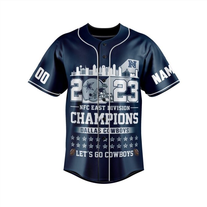 2023 Dallas Cowboys Nfc East Champs Custom Jersey - Celebrate Victory In Style! - Image 2