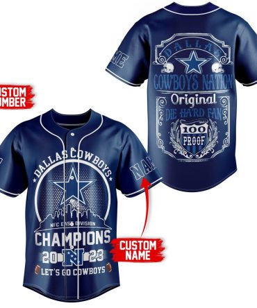 Custom Dallas Cowboys Champions Jersey 2023 - Personalize With Name & Number!