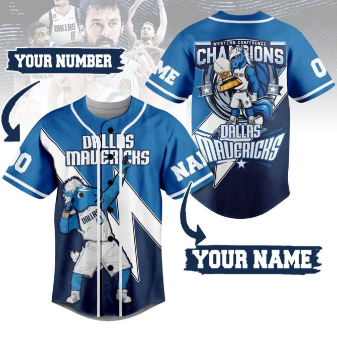 Custom Dallas Mavericks Jersey – Personalized Name & Number – Unisex Fan Apparel
