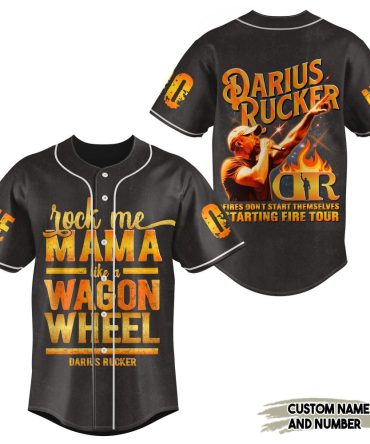 Darius Rucker Customizable Tour Jersey - Rock Me Mama Design, Perfect Gift!