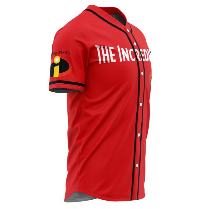 Unleash Your Superhero Style: Red 'The Incredibles' Baseball Jersey - Perfect For Fans! - Image 2