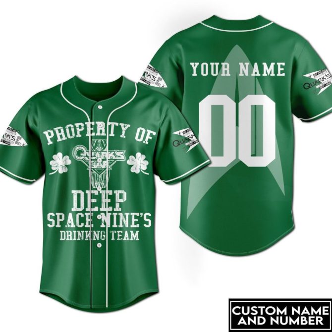 Customizable Deep Space Nine Team Jersey - Personalized Name & Number, Perfect Gift!