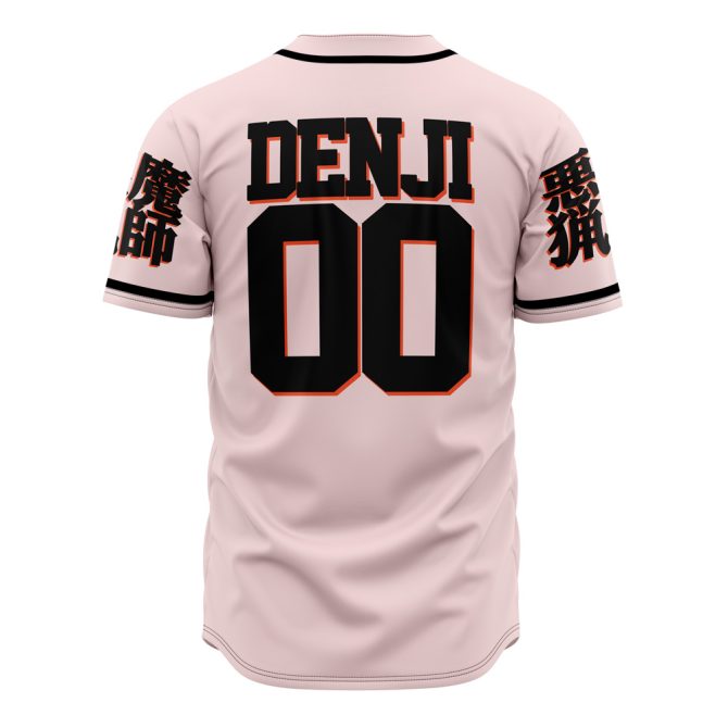 Devil Hunter Anime Jersey - Stylish Pink & Black Baseball Shirt For Fans - Image 2