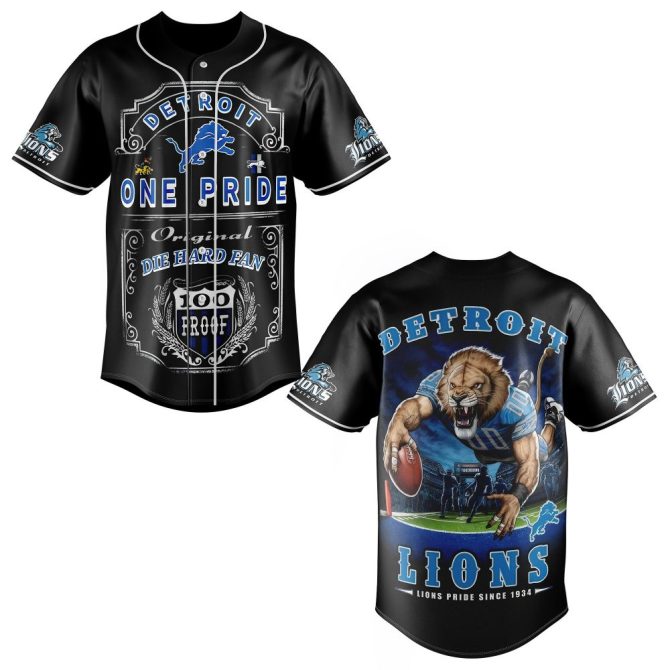 Detroit Lions One Pride Jersey - Die Hard Fan Apparel For Ultimate Team Spirit