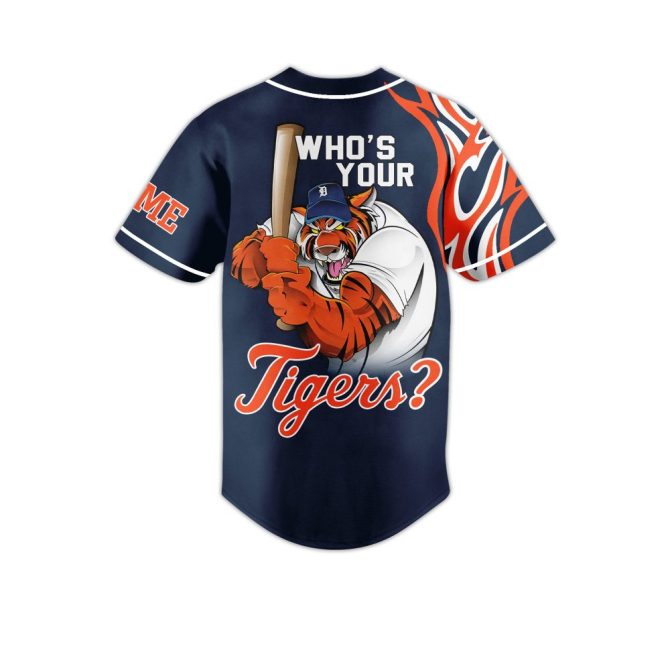 Custom Detroit Tigers Jersey - Personalize Your Name & Show Team Spirit! - Image 3