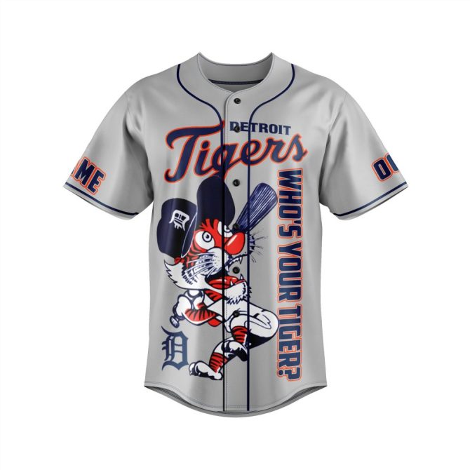 Customizable Detroit Tigers Jersey – Add Your Name & Number For A Unique Look! - Image 2