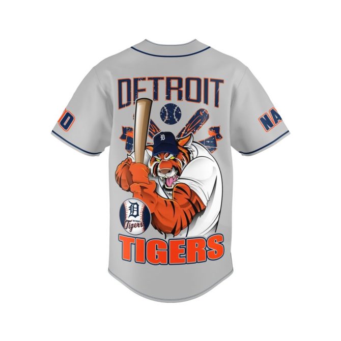 Customizable Detroit Tigers Jersey – Add Your Name & Number For A Unique Look! - Image 3