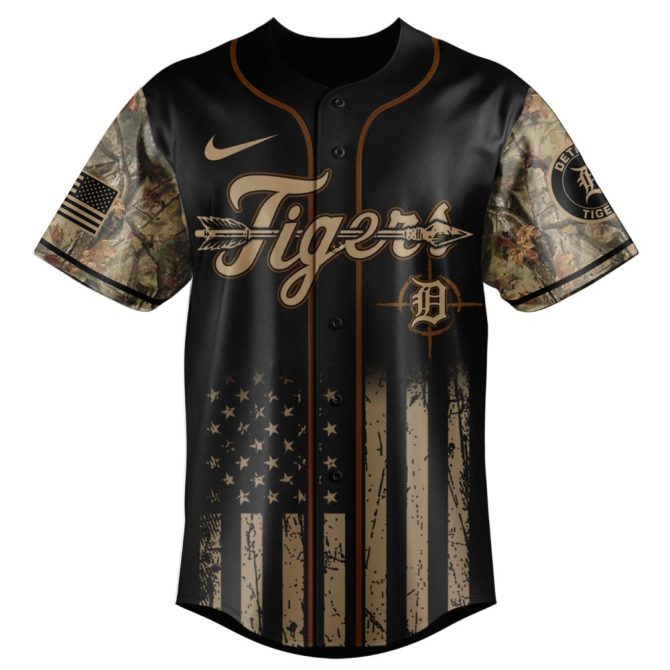 Detroit Deer Hunt Camo Jersey – Premium Hunting Apparel For Outdoor Enthusiasts - Image 2