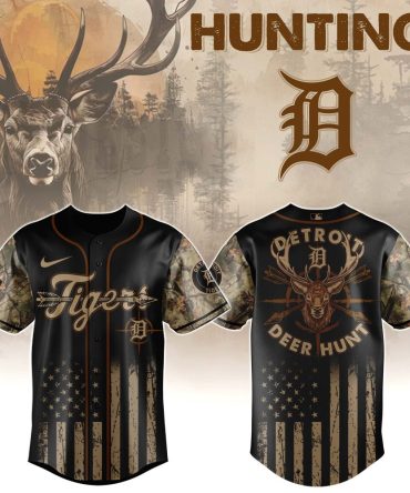 Detroit Deer Hunt Camo Jersey – Premium Hunting Apparel For Outdoor Enthusiasts