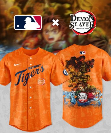 Detroit Tigers X Demon Slayer Limited Edition Jersey – Official Mlb Anime Crossover