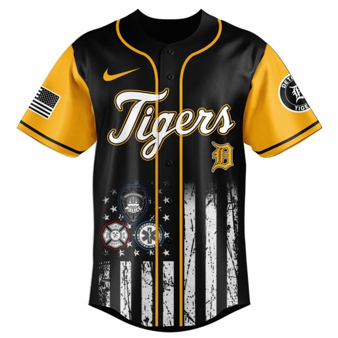 Detroit Tigers First Responder Night Jersey – Honor Heroes With Style & Pride! - Image 2