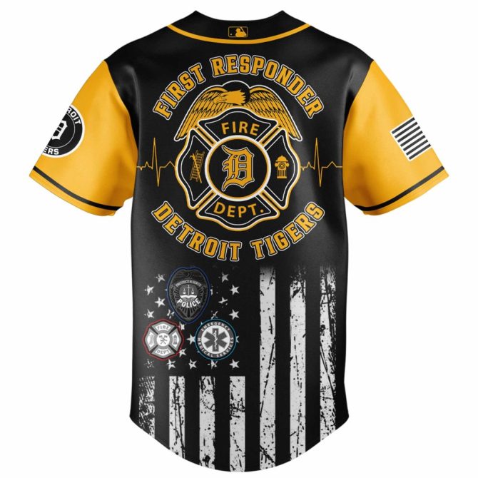 Detroit Tigers First Responder Night Jersey – Honor Heroes With Style & Pride! - Image 3
