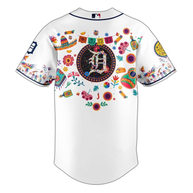 Celebrate Heritage: Limited Edition Detroit Tigers Hispanic Month Jersey – Vibrant Design, Premium Fabric - Image 3