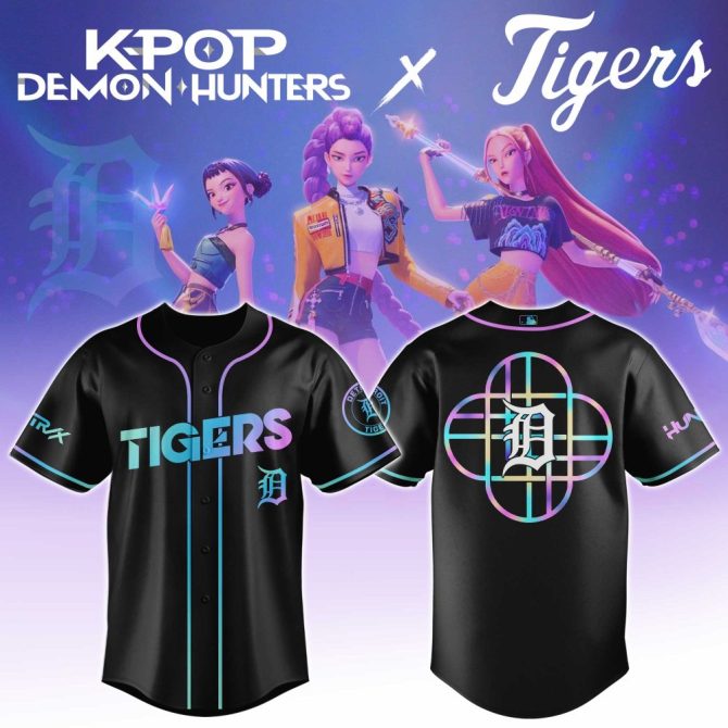 K-Pop Demon Hunters X Tigers Limited Edition Jersey – Stylish, Unique, And Bold