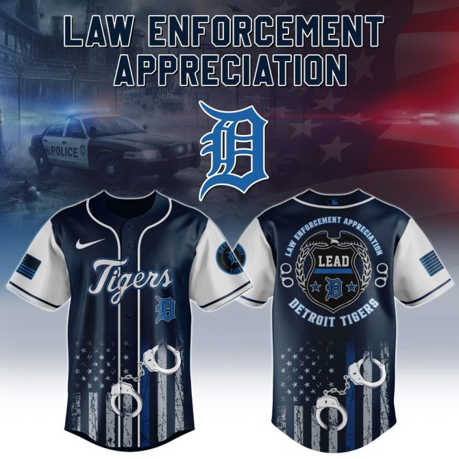 Detroit Tigers Law Enforcement Appreciation Jersey – Honor & Style Combined!