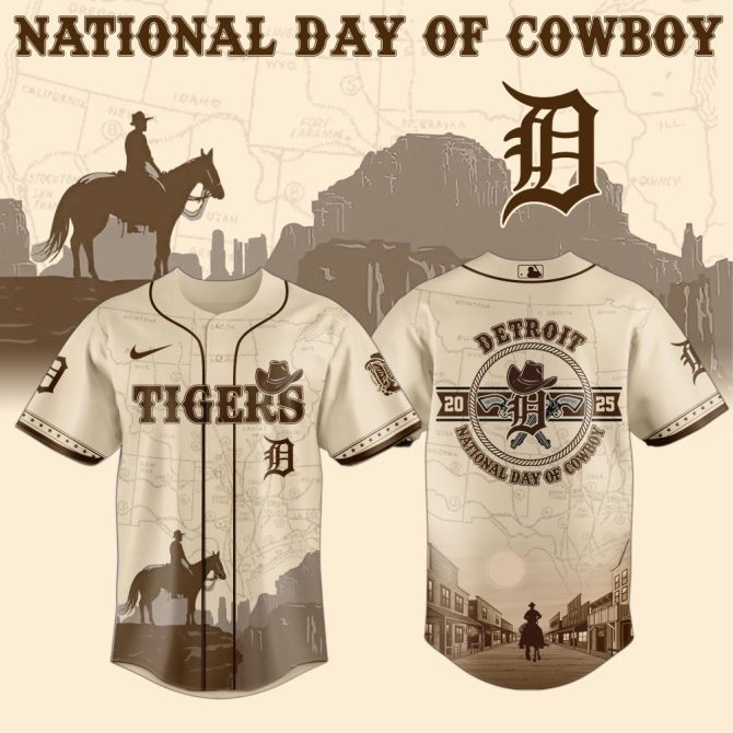 Celebrate In Style: National Day Of Cowboy Detroit Tigers Jersey 2025 Edition