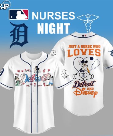 Detroit Nurses Night Disney Baseball Jersey – Perfect Gift For Disney & Baseball Fans!