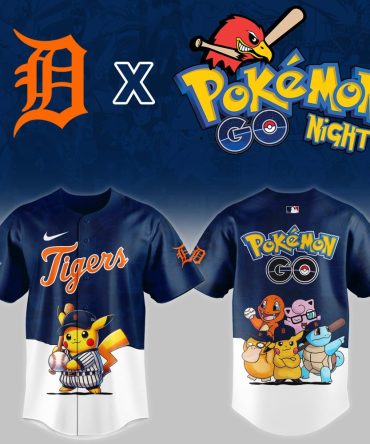 Exclusive Detroit Tigers X Pokémon Go Night Baseball Jersey – Limited Edition Collector'S Item!