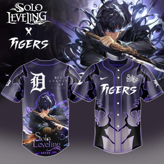 Exclusive Solo Leveling X Tigers Jersey – Limited Edition Anime Merchandise