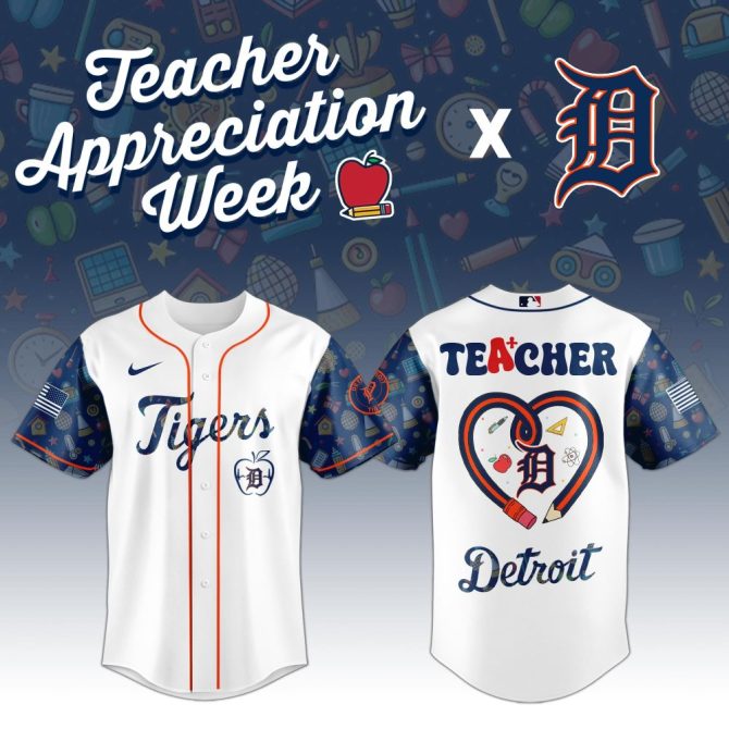 Detroit Tigers Teacher Appreciation Jersey - Celebrate Educators With Style!